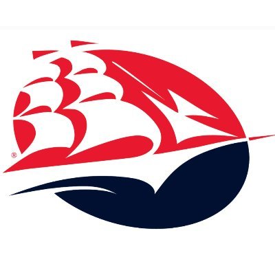 Shippensburg University logo which is a red and black ship